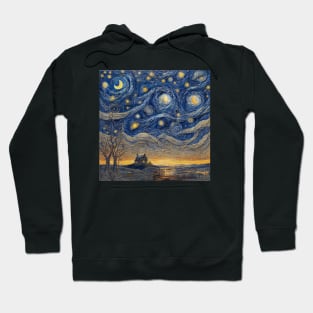 Starry Night Style Hoodie